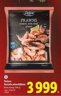 Lidl Deluxe Garnéla páncéljában ajánlat