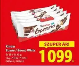 Lidl KINDER Bueno / Bueno White ajánlat