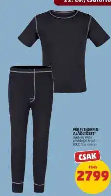 PENNY Férfi Thermo Aláöltözet ajánlat