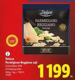 Lidl Deluxe Parmigiano Reggiano sajt ajánlat