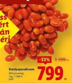 Lidl Datolyaparadicsom ajánlat