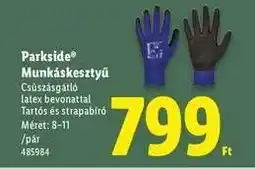Lidl PARKSIDE Munkakesztyű ajánlat