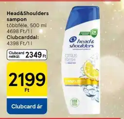 Tesco HEAD & SHOULDERS Sampon ajánlat