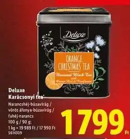 Lidl DELUXE Karácsonyi tea ajánlat
