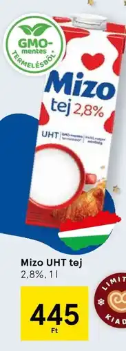 Tesco Mizo UHT tej ajánlat