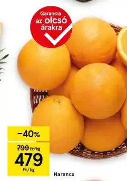 Tesco Narancs ajánlat