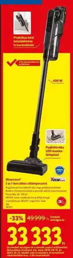 Lidl Silvercrest 2 az 1-ben akkus ciklonporszívó ajánlat