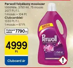 Tesco Perwoll folyékony mosószer ajánlat