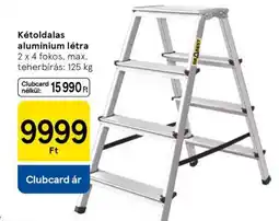 Tesco Kétoldalas alumínium létra ajánlat