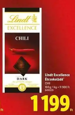 Lidl Lindt Excellence étcsokoládé ajánlat