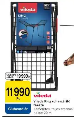 Tesco Vileda King ruhaszárító fekete ajánlat