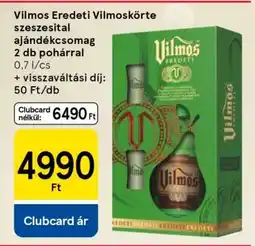 Tesco Vilmos Eredeti Vilmoskörte szeszesital ajándékcsomag ajánlat