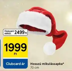 Tesco Hosszú mikulássapka ajánlat