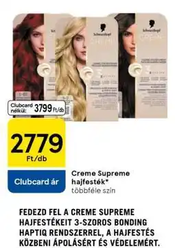 Tesco Creme Supreme hajfesték ajánlat