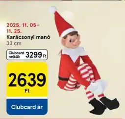 Tesco karácsonyi manó ajánlat