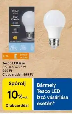 Tesco Tesco LED-izzó ajánlat