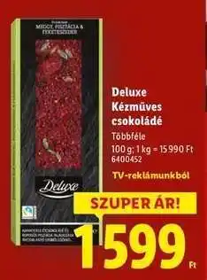 Lidl DELUXE Kézműves csokoládé ajánlat