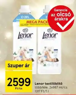 Tesco Lenor textilöblítő ajánlat
