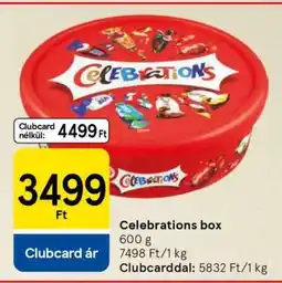 Tesco Celebrations box ajánlat