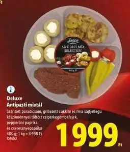 Lidl Deluxe Antipasti mixtál ajánlat