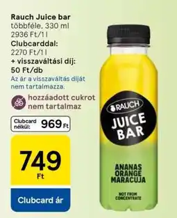 Tesco Rauch Juice Bar ajánlat