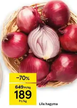 Tesco Lila hagyma ajánlat