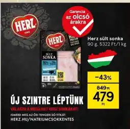 Tesco Herz sült sonka ajánlat