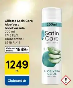 Tesco Gillette Satin Care Aloe Vera borotvazselé ajánlat