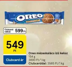 Tesco Oreo mézeskalács ízű keksz ajánlat