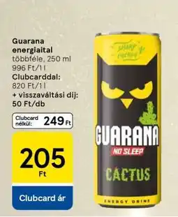 Tesco GUARANA Energiaital ajánlat