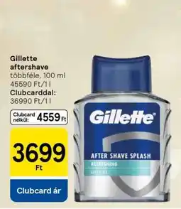 Tesco Gillette aftershave ajánlat