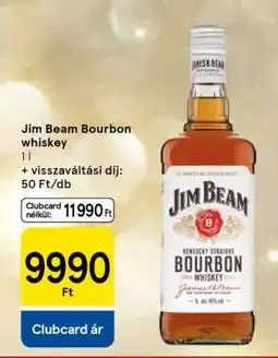 Tesco JIM BEAM Bourbon whiskey ajánlat