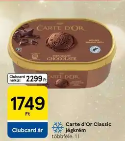Tesco Carte d'Or Classic jégkrém ajánlat
