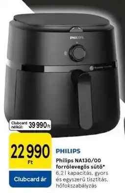 Tesco Philips NA130/00 forrólevegős sütő ajánlat