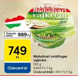 Tesco Náduvari snidlinges vajkrém ajánlat