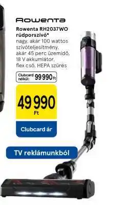 Tesco Rowenta RH2037WO rúdporszívó ajánlat