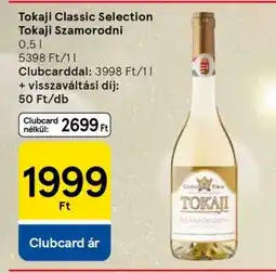 Tesco Tokaji Classic Selection Tokaji Szamorodni ajánlat