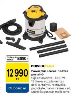 Tesco Powerplus száraz-nedves porszívó ajánlat