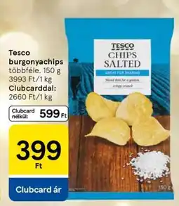 Tesco Tesco burgonyachips ajánlat