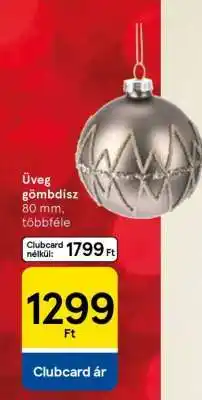 Tesco Üveg gömbdísz ajánlat