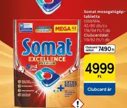 Tesco Somat Mosogatógép Tabletta ajánlat