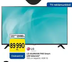 Tesco LG 43LR6006 FHD Smart LED televízió ajánlat