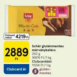 Tesco Schär gluténmentes márványkalács ajánlat