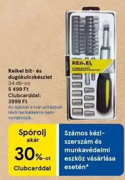 Tesco Reikel bit és dugókulcskészlet ajánlat
