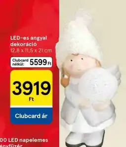 Tesco LED-es Angyal Dekoráció ajánlat