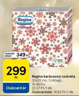Tesco REGINA KARÁCSONYI SZALVÉTA ajánlat