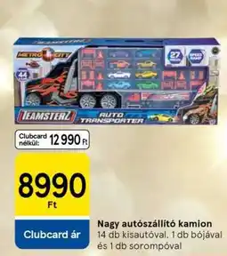 Tesco Nagy autószállító kamion ajánlat