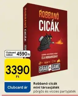 Tesco Robbanó cicák mini társasjáték ajánlat