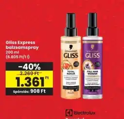Interspar Gliss Express balzsamspray ajánlat