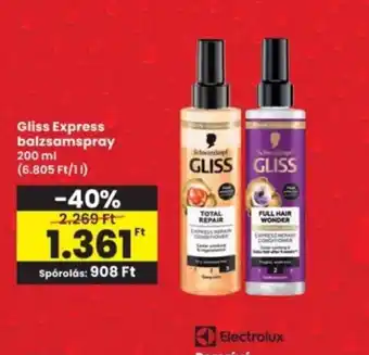 Interspar Gliss Express balzsamspray ajánlat